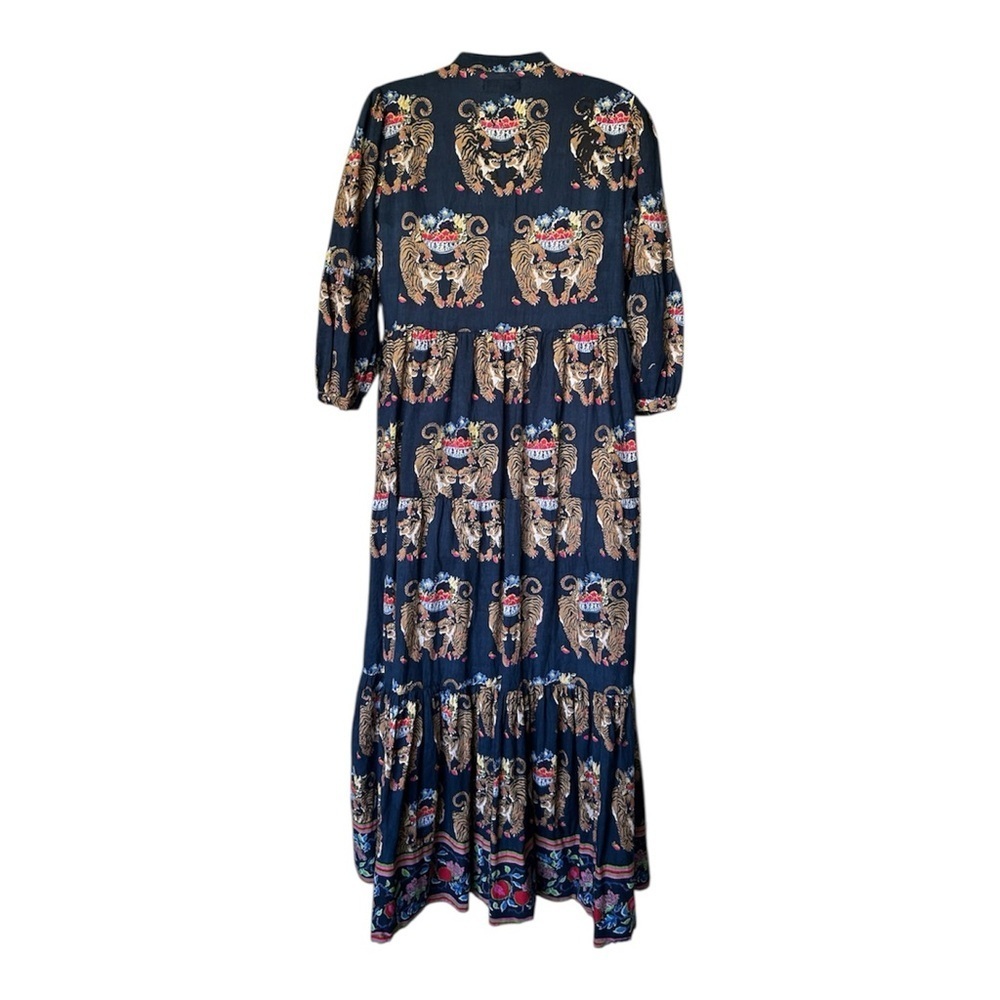 Mary Marshmallow Willow Maxi Dress Navy Twin Tigers Size XS - Picture 2 of 6